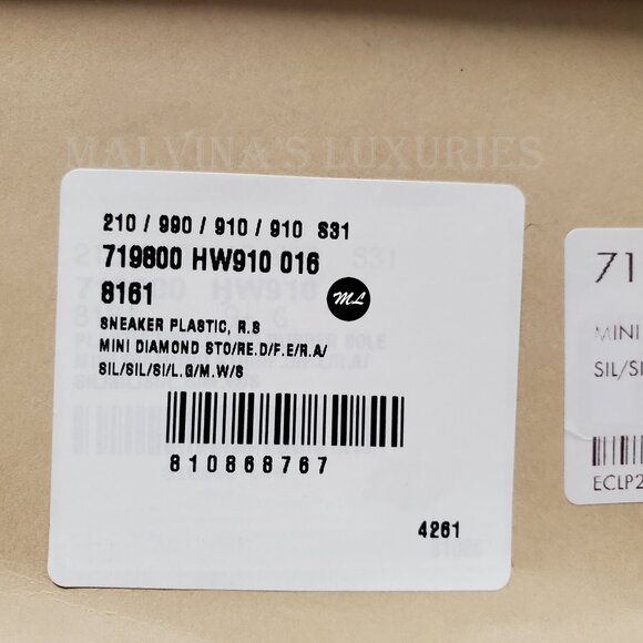 GUCCI SNEAKERS MENS ULTRAPACE SILVER LEATHER SHOES w LOGO - Picture 15 of 15